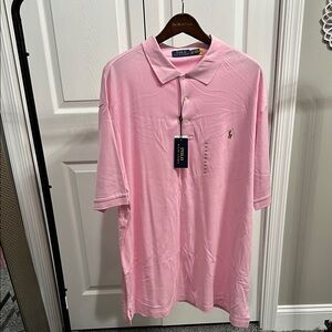 NWT Polo by Ralph Lauren Pink Classic Polo Shirt
